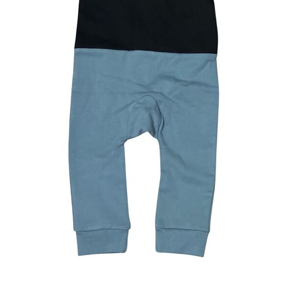 Sovereign Code One-Piece Colorblock Hooded Zip Closure Blue Black Boys 9M NWT - Picture 6 of 9